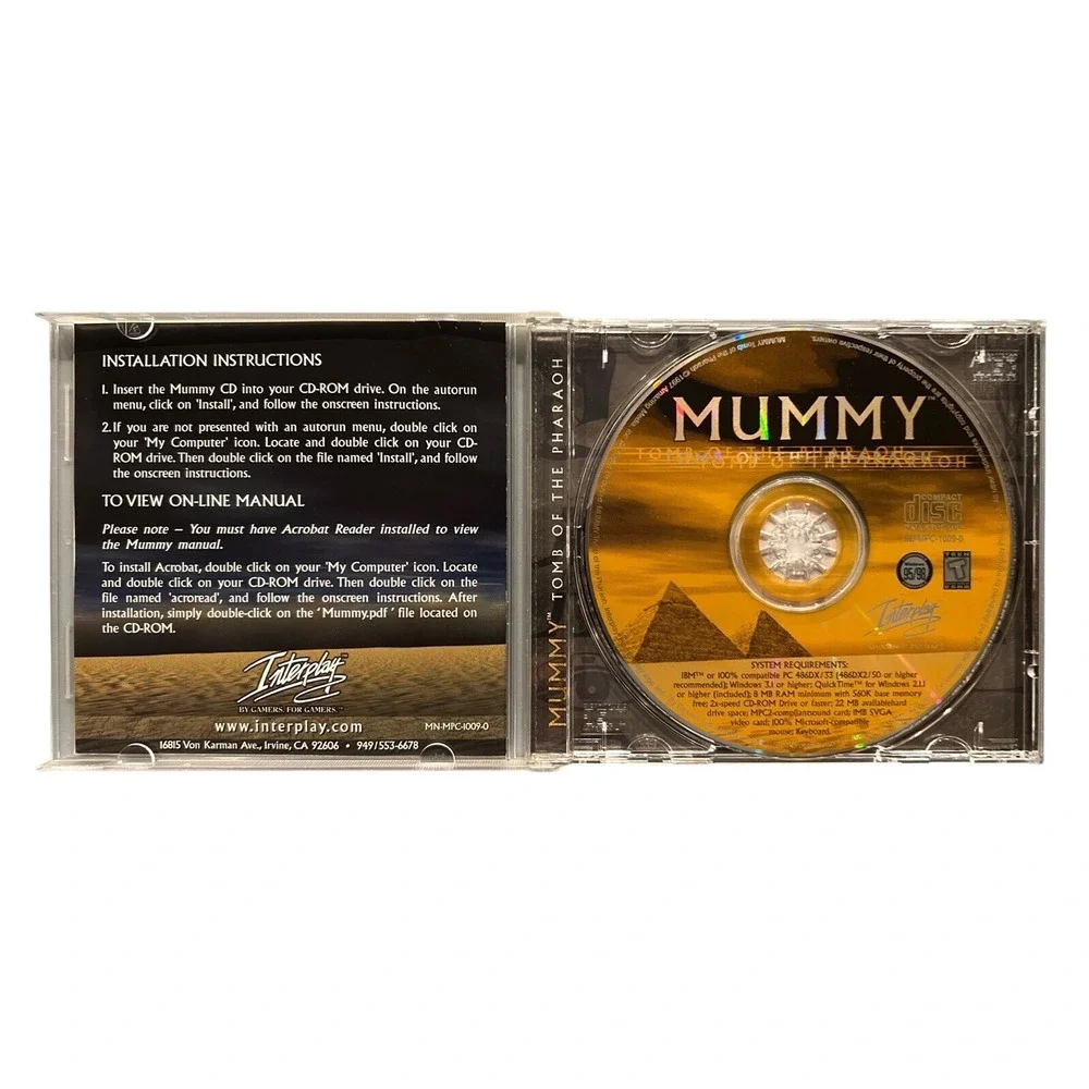 Mummy: Tomb of the Pharaoh (Windows/Mac, 1997, Interplay)